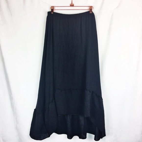 Red Ranch Dresses & Skirts - Red Ranch Hi Lo Boho Peasant Maxi Skirt